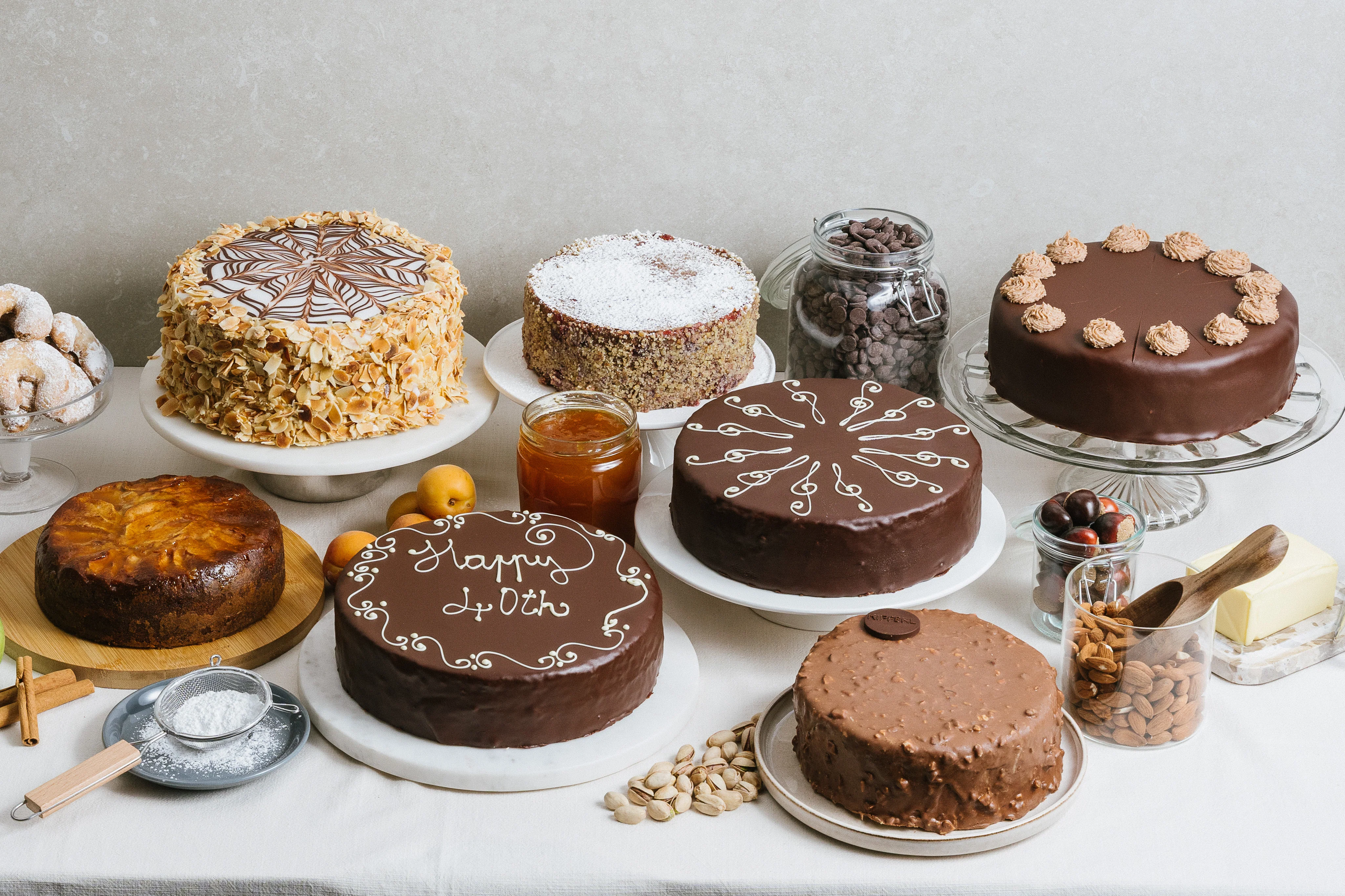 Custom celebration cake with elegant frosting and carefully crafted decorative details