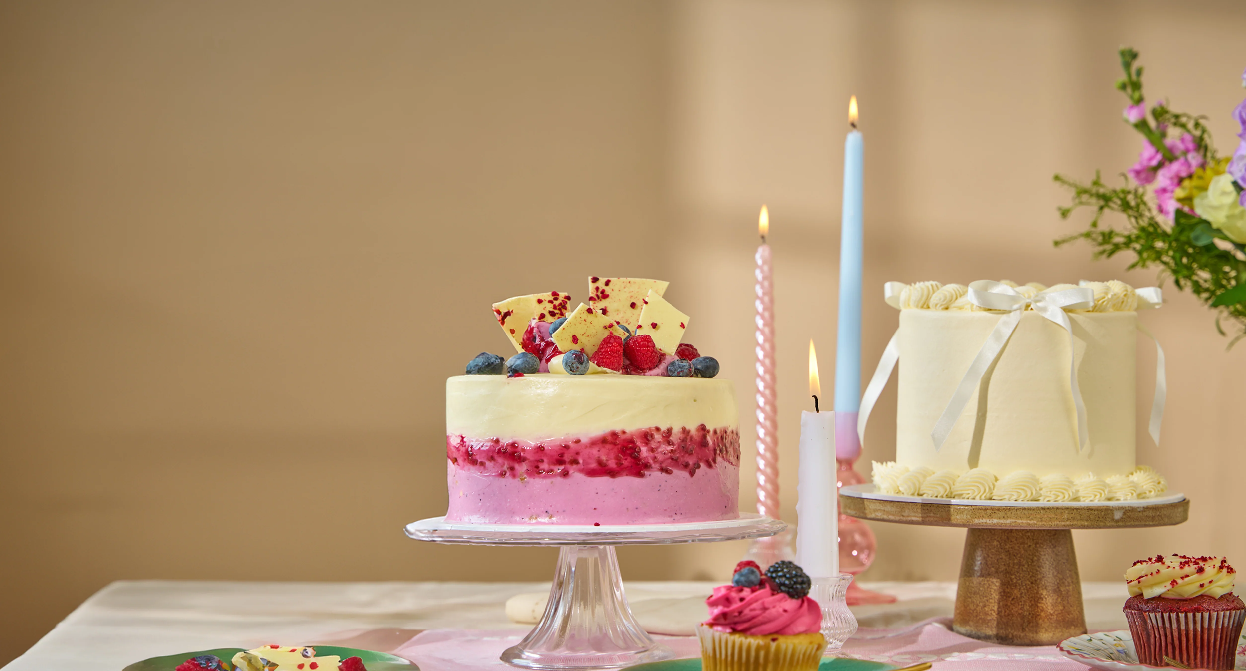 Custom-designed cake with personalized decorations created to suit a special celebration